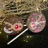Reindeer Christmas Lollipops Set of 5