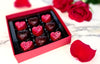 Sweet Hearts Valentines Belgian Chocolate Box 9pc